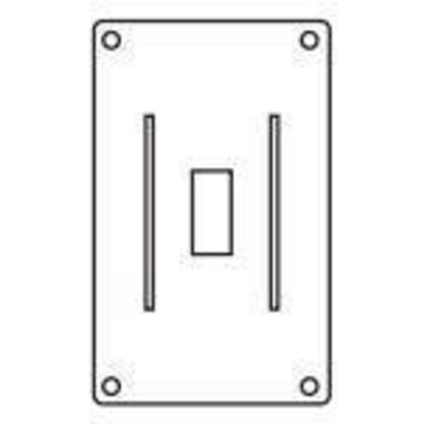 Killark Electrical Box Cover, 1 Gang, Aluminum, Copper Free, Toggle Switch FSTG