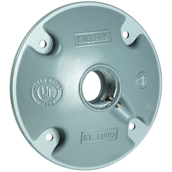 Killark Hubbell/Killark, Hubbell/Killark 3/4 Hub Vjh-2 Accessory, Aluminum VJH-2