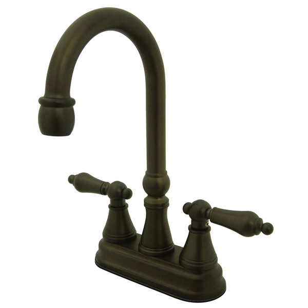 Governor Manual, 4" Mount, 2 Hole KS2495AL Bar Faucet Without Pop-Up KS2495AL