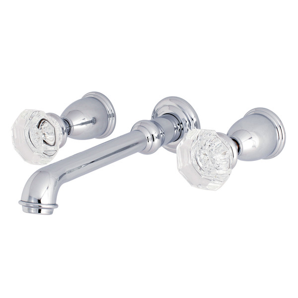 Kingston Brass Roman Tub Faucet, Polished Chrome, Wall Mount KS7021WCL