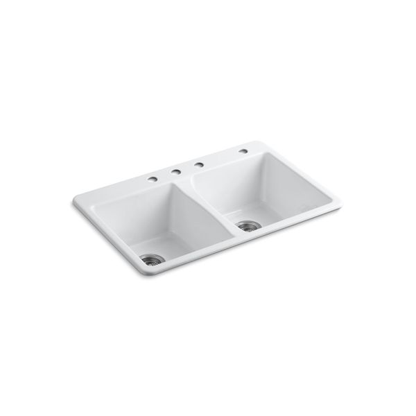 Kohler Deerfield 33" X 22" X 9-5/8" Top-Moun 5873-4-0