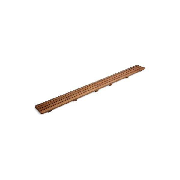 Kohler Groove Teak Drain Cover 60" Receptor 9337-NA