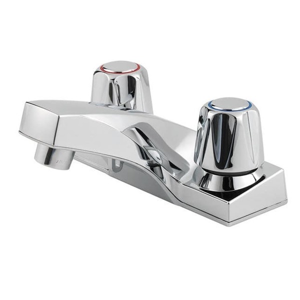 Pfister Dual Handle 4" Mount, 3 Hole Series 4" Centerset Lavatory Chrome, Polished chrome LG143-6000