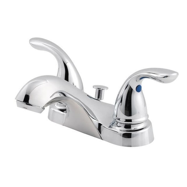 Pfister Dual Handle 4" Mount, 3 Hole Series 4" Centerset Lavatory Chrome, Polished chrome LG143-6100