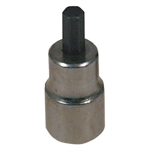 Lisle Impact Socket, 1/4", 3/8" D Hex Black 12450