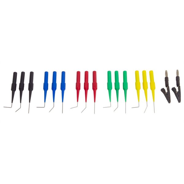 Lisle Backprobe and Alligator Clip Set, 17Pc 64900