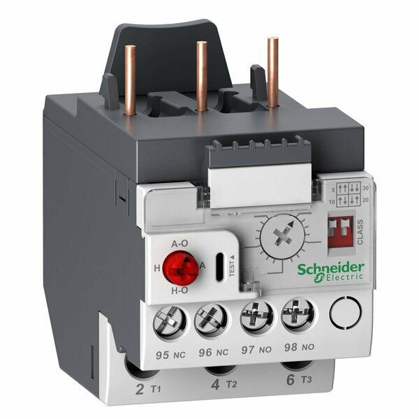 Schneider Electric Lr9D Electronic Olr, 1.6-8A, 600VAC LR9D08