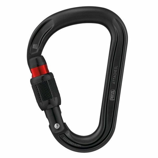 Petzl Screw-Lock Carabiner, Black M038AA02