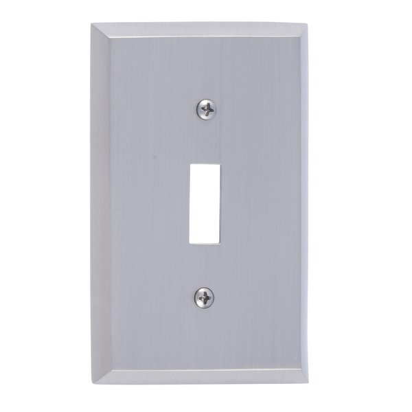 Brass Accents Quaker Single Switch, Number of Gangs: 1 Satin Nickel Finish M07-S4500-619