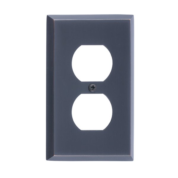 Brass Accents Quaker Single Outlet, Number of Gangs: 1 Venetian Bronze Finish M07-S4510-613VB