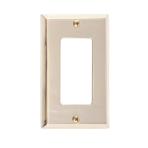 Brass Accents Quaker Single GFCI, Number of Gangs: 1 Polished Brass Finish M07-S4520-605