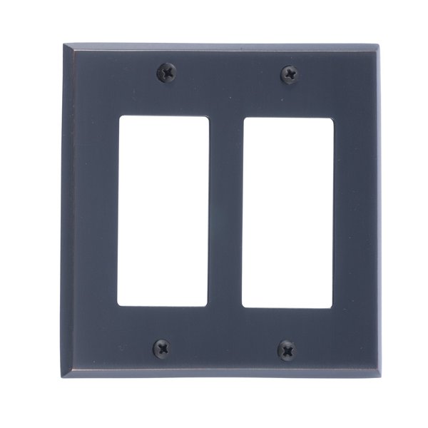 Brass Accents Quaker Double GFCI, Number of Gangs: 2 Venetian Bronze Finish M07-S4570-613VB