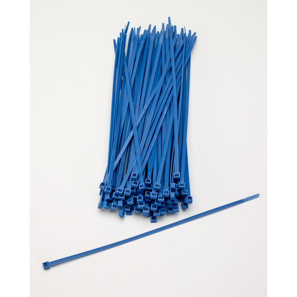 Mutual Industries Neon Blue Locking Ties, 11" M14970-125-11