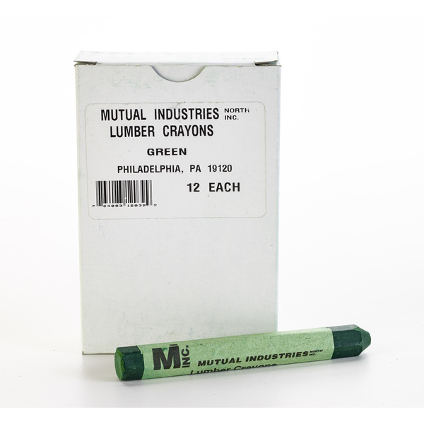 Mutual Industries Lumber Marking Crayons, Water Resistant,  M16100-39