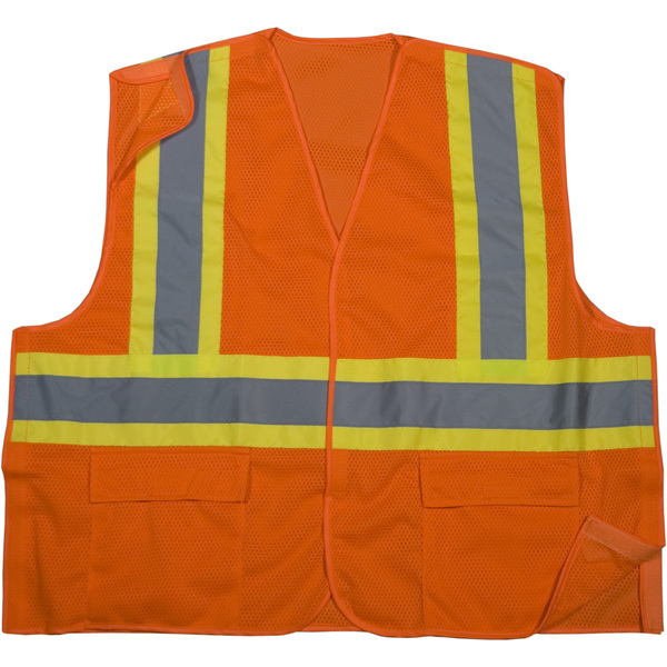 Mutual Industries High Visibility Polyester ANSI Class, PK3, 10 in Height, 10 in Width M16388-0-4
