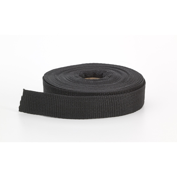 Pearl Polypropylene Webbing, 1 In Wide, 10 Yds, Black (7Pk) M2020-002-1-10