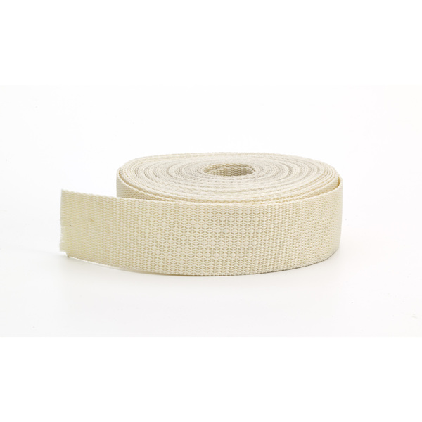 Pearl Bone Poly Webbing, 1In 10Yd (7Pk) M2020-104-1-10