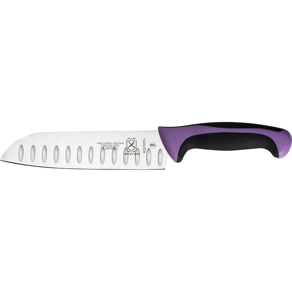 Mercer Cutlery Millennia 7" Santoku Knife, Purple M22707PU