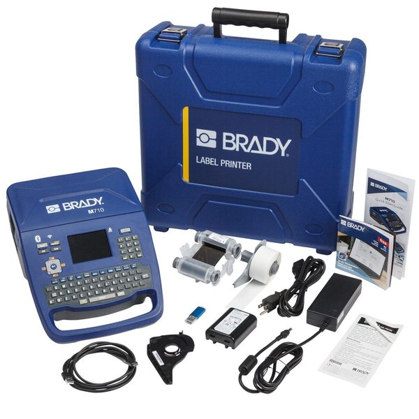 Brady Portable Label Printers, 9 1/2" W, 5.4 lb M710-WB-KIT
