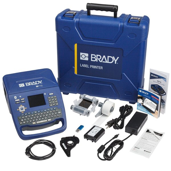 Brady Portable Label Printers, 9 1/2" W, 5.4 lb M710-WB-PWID