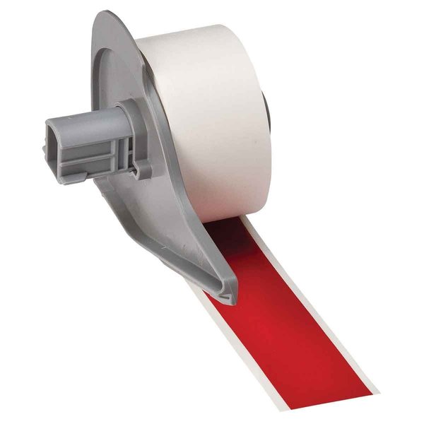 Brady Label, Polyester, Color Red, 1" W M7C-1000-569-RD