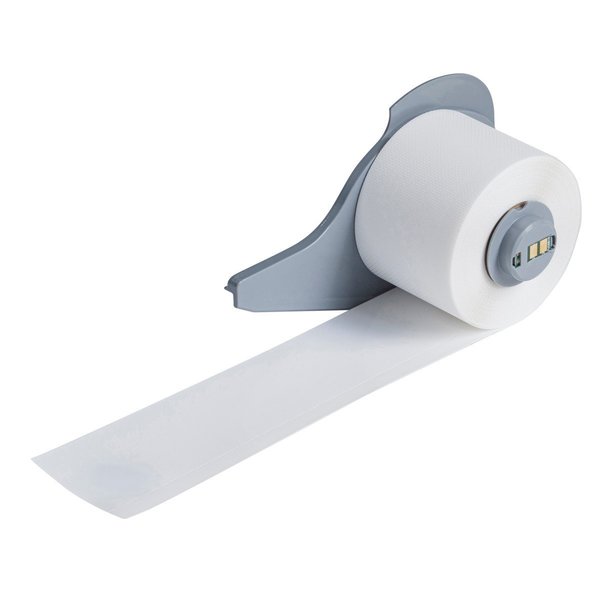 Brady Label, Polyester, Color White, 1 1/2" W M7C-1500-414