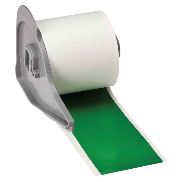 Brady Label, Polyester, Color Green, 2" W M7C-2000-569-GN