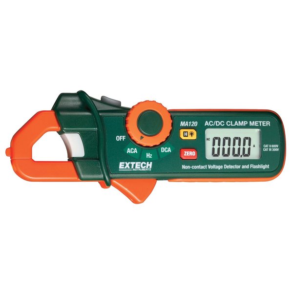 Extech Clamp Meter With Nist, Ma120 MA120-NIST