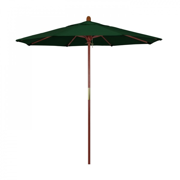 California Umbrella Patio Umbrella, Octagon, 93.13" H, Pacifica Fabric, Hunter Green 194061036396