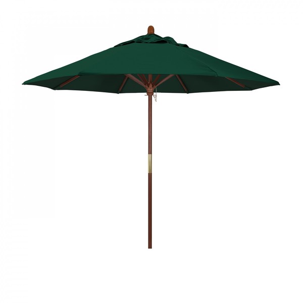 March Patio Umbrella, Octagon, 97.5" H, Sunbrella Fabric, Forest Green 194061036723