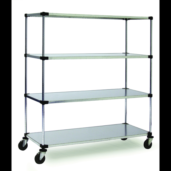 Technibilt Shelving Systems MB Solid Unit, w/Casters, 5 Shelf, 24x36x69 MB436SLD-5