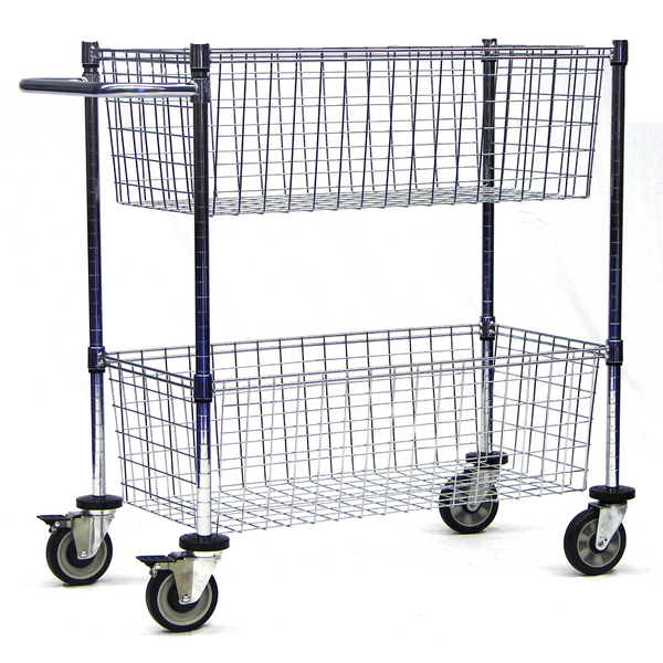 Technibilt Supply Cart, 2 Baskets, 18x42x40 MC24.2