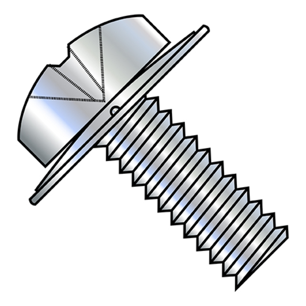 Zoro Select M4-0.7X6 ISO7045 PH PN CON WSH SEM ZINC AND BAKE MI46CPP