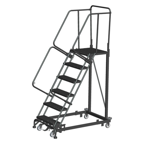 Ballymore Safety Rolling Ladder, Steel, 60 in.H ML063221X