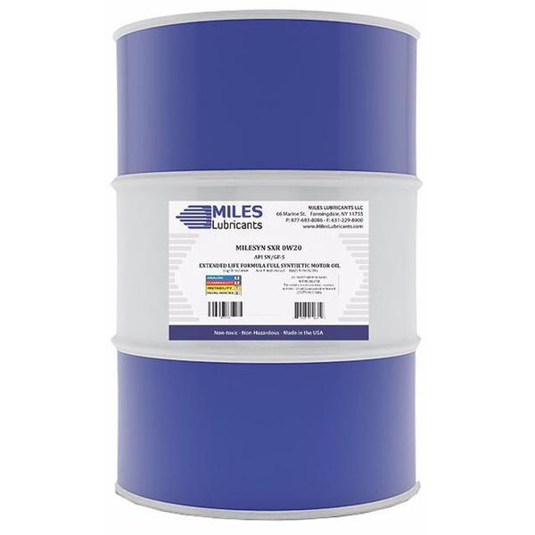Miles Lubricants Synthetic Motor Oil, 0W-20, 55 Gal. MSF100501