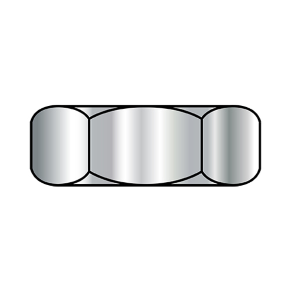 Zoro Select Jam Nut, 5/16"-18, Stainless Steel, Not Graded, Plain, 3/16 in Ht, 2000 PK 31NJ188