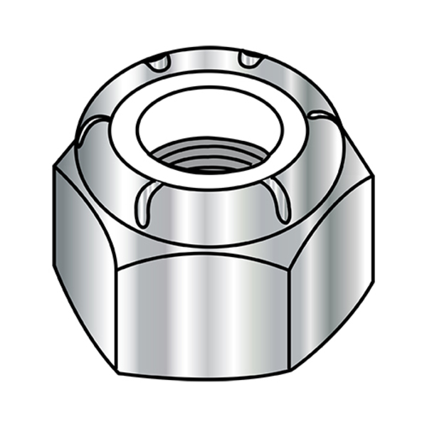 Zoro Select Hex Nut, 5/16