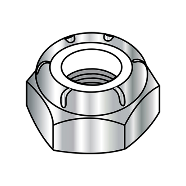 Nylon Insert Lock Nut, #4-40, 18-8 Stainless Steel, Not Graded, 2000 PK