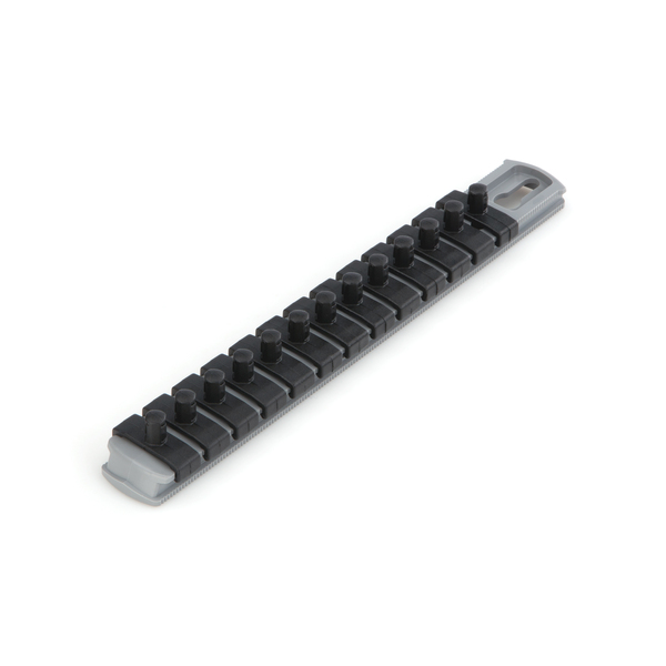 Tekton 1/4 Inch Drive x 8 Inch Socket Rail, 13 Clips (Gray) OSR01313