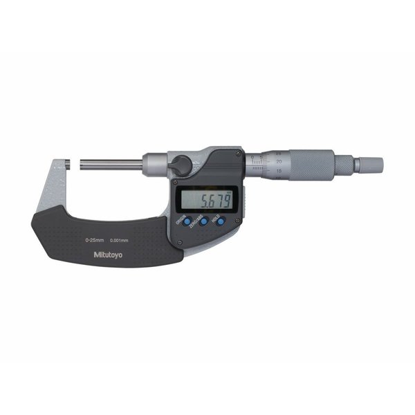 Mitutoyo Micrometer, Non-Rotating 0-25mm 0.001mm 406-250-30