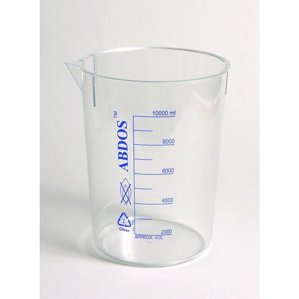 United Scientific Beakers, Printed Graduations, Polym, PK 2 P50707