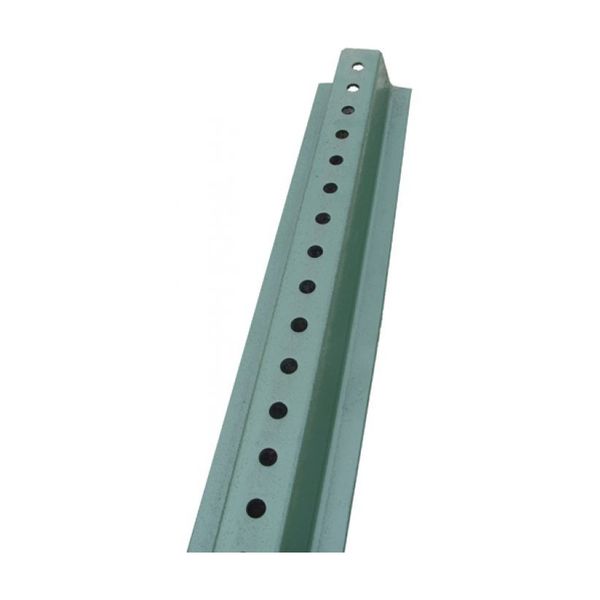 Nmc U-Channel Steel Sign Post, 6Ft, Green P6GR