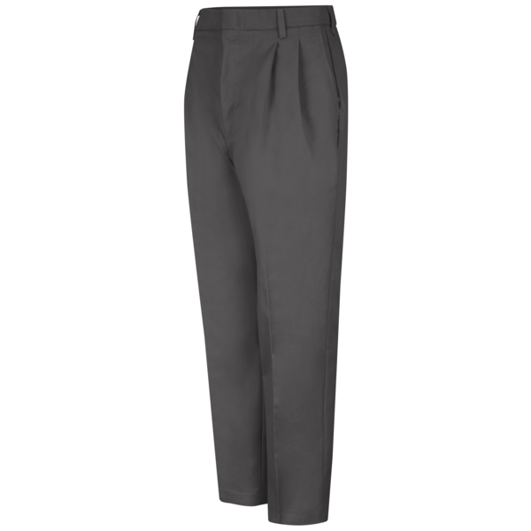 Red Kap Mens Charcoal Pleated Twill Pant PT38CH 46 32