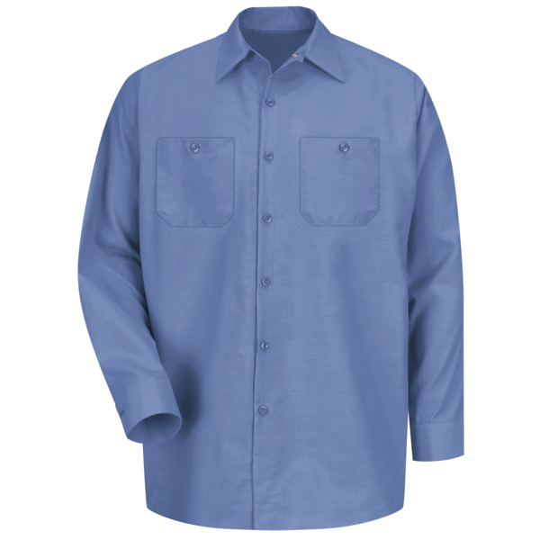 Red Kap Mens Ls Petrol Blue Work Shirt, XL SP14MB LN XL