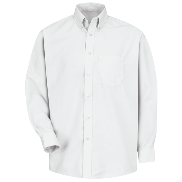 Red Kap Mens Ls White Oxford Dress Shirt, XL SS36WH XL 345