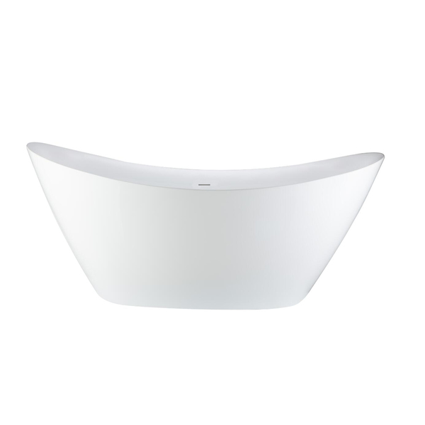 Pulse Showerspas Freestanding Tub, 67.7" W, Acrylic PT-1051-BN