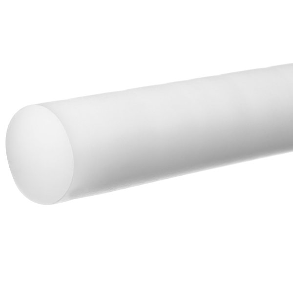 Usa Industrials UHMW Polyethylene Plastic Rod 6 ft L, 2-1/2 in Dia. BULK-PR-UHMW-15