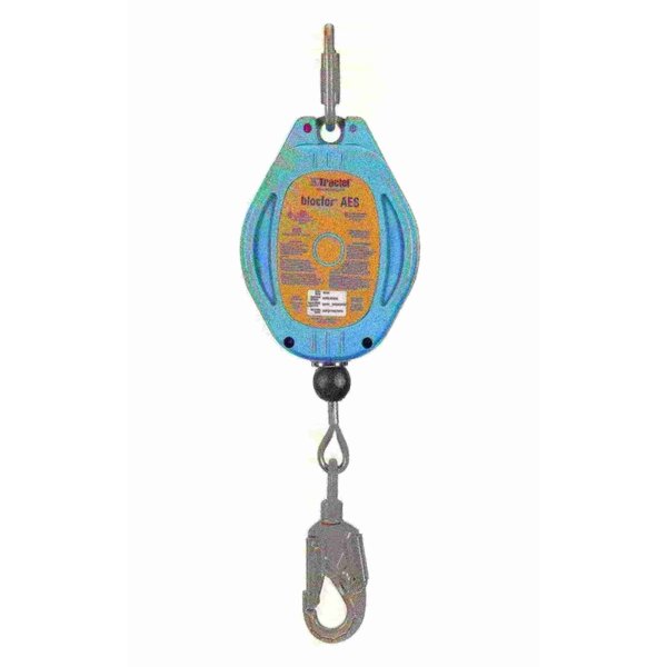 Tractel Self Retracting Lifeline, 30 ft., Blue RA30G