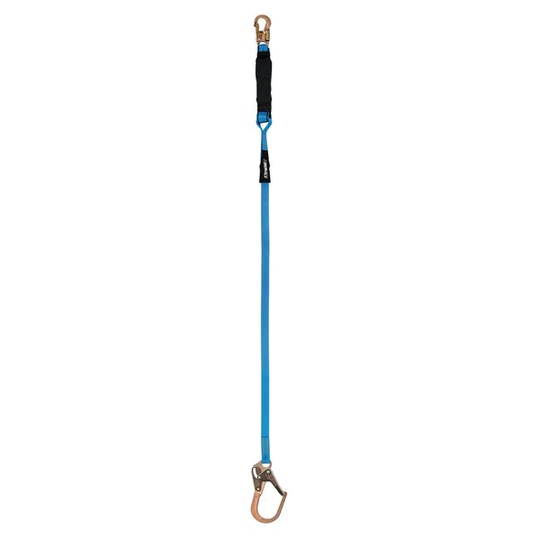 Tractel Lanyard, 6 ft., Blue and Black C106H