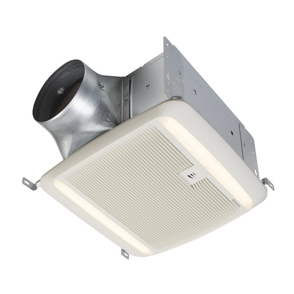 Broan Exhaust Fan, LED Fan/Light, Selectable 110, Energy Star® Certified QTXE110150DCSL